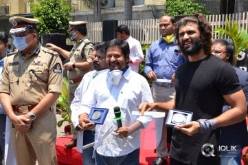 Vijay Devarakonda Launches Face Protection Shields